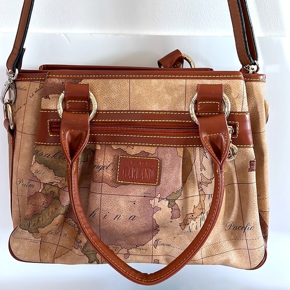 Garland New Map Handbags - AUTHENTIC GARLAND NEW MAP Hand/ Shoulder Bag